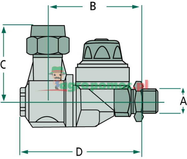 Braglia Brass nozzle holder | zdjęcie nr 1